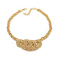 Bellezza "Love Knot" Bronze Diamond-Cut 18" Link Necklace