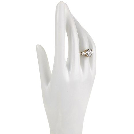 Jean Dousset 6.39ct Absolute™ Heart Center Ring