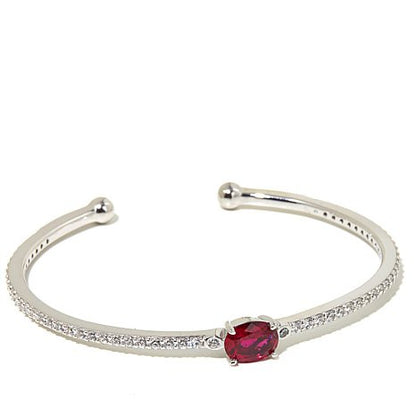 Jean Dousset Absolute™ Oval Created Ruby Bracelet