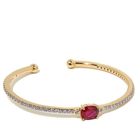 Jean Dousset Absolute™ Oval Created Ruby Bracelet